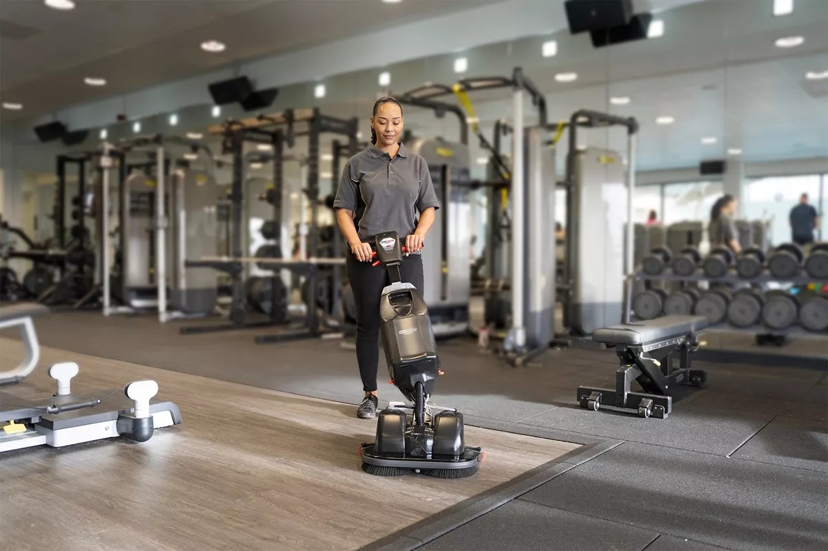 autolaveuse salle de gym